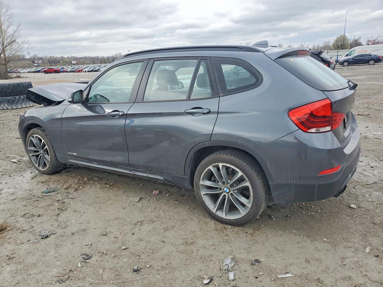 2015 Bmw X1 Xdrive35i Gray vin: WBAVM5C50FVV94872