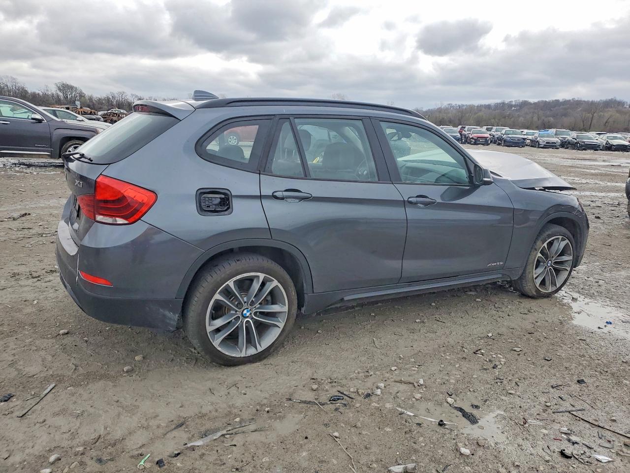 2015 Bmw X1 Xdrive35i Gray vin: WBAVM5C50FVV94872