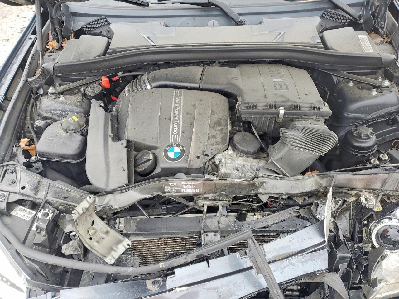 2015 Bmw X1 Xdrive35i Gray vin: WBAVM5C50FVV94872