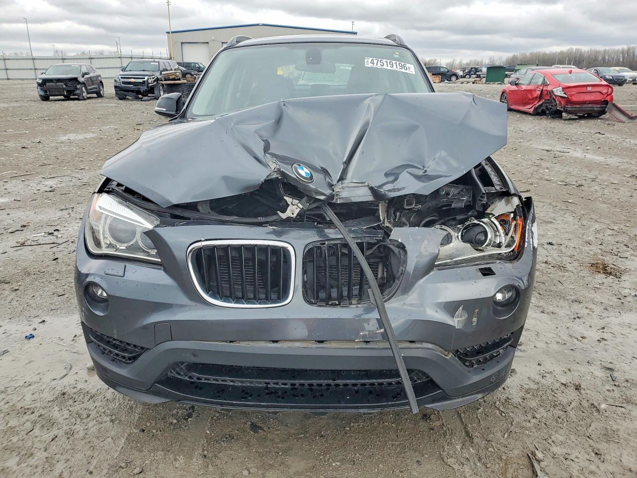 2015 Bmw X1 Xdrive35i Gray vin: WBAVM5C50FVV94872
