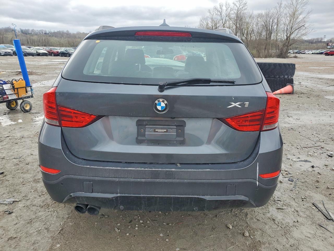 2015 Bmw X1 Xdrive35i Gray vin: WBAVM5C50FVV94872