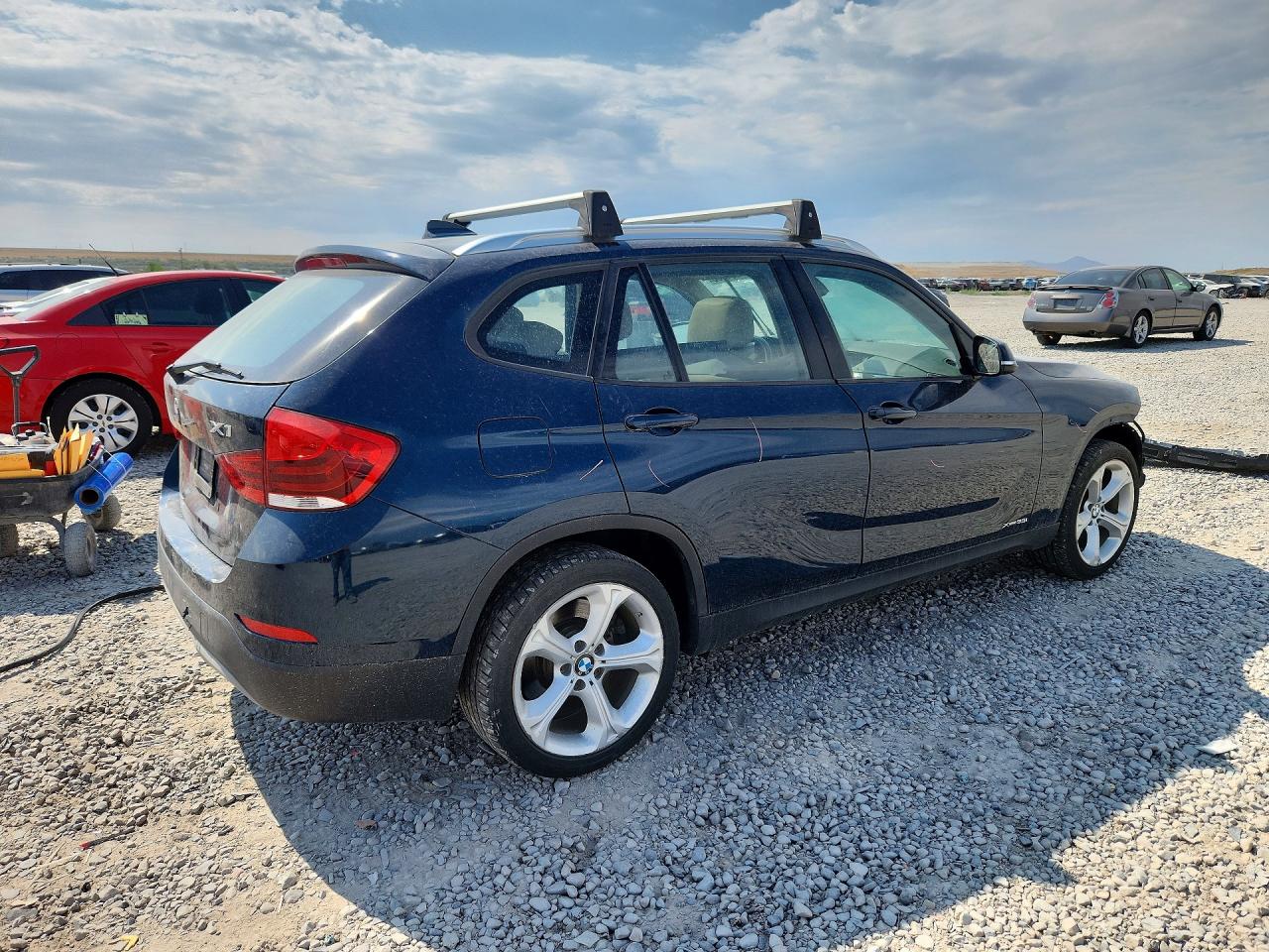 2013 Bmw X1 Xdrive35i Blue vin: WBAVM5C52DVV90562