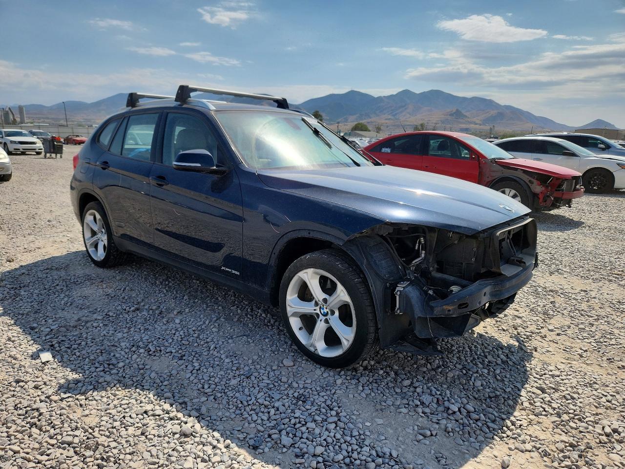 2013 Bmw X1 Xdrive35i Blue vin: WBAVM5C52DVV90562