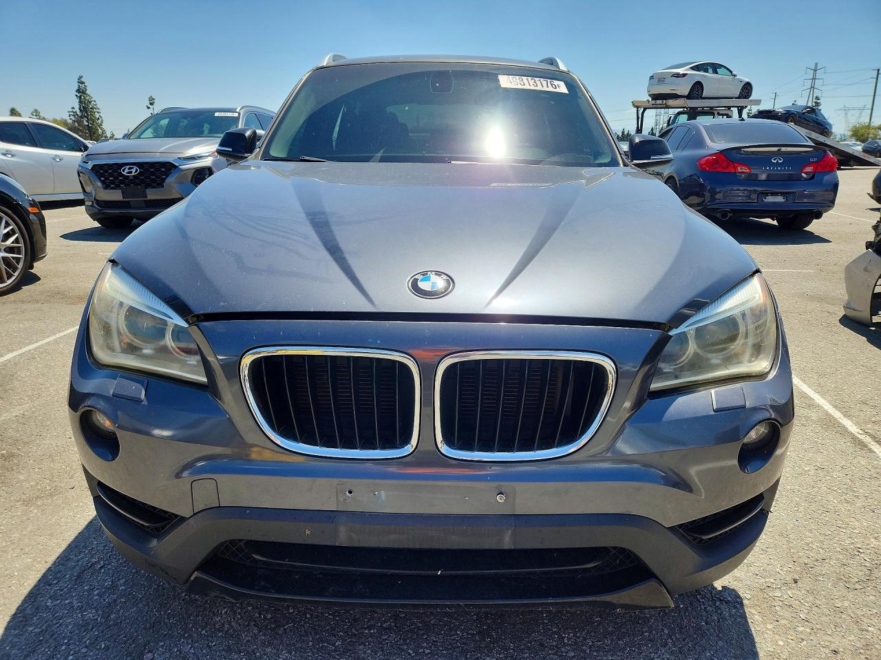 2013 Bmw X1 Xdrive35i Gray vin: WBAVM5C52DVV90898