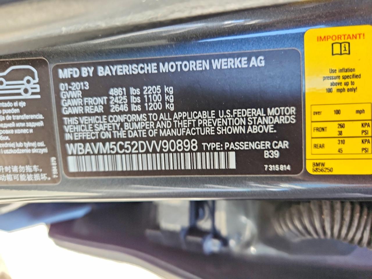 2013 Bmw X1 Xdrive35i Gray vin: WBAVM5C52DVV90898