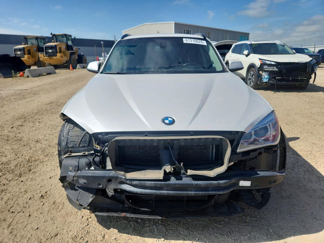 2014 Bmw X1 Xdrive35i Белый vin: WBAVM5C52EVV91230