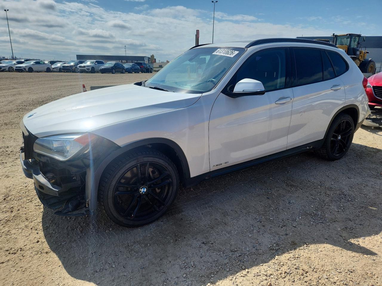 2014 Bmw X1 Xdrive35i White vin: WBAVM5C52EVV91230
