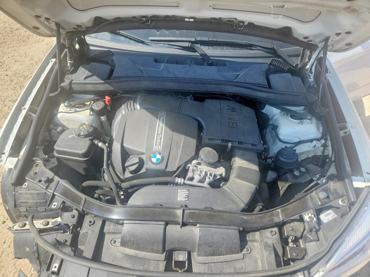 2014 Bmw X1 Xdrive35i Белый vin: WBAVM5C52EVV91230