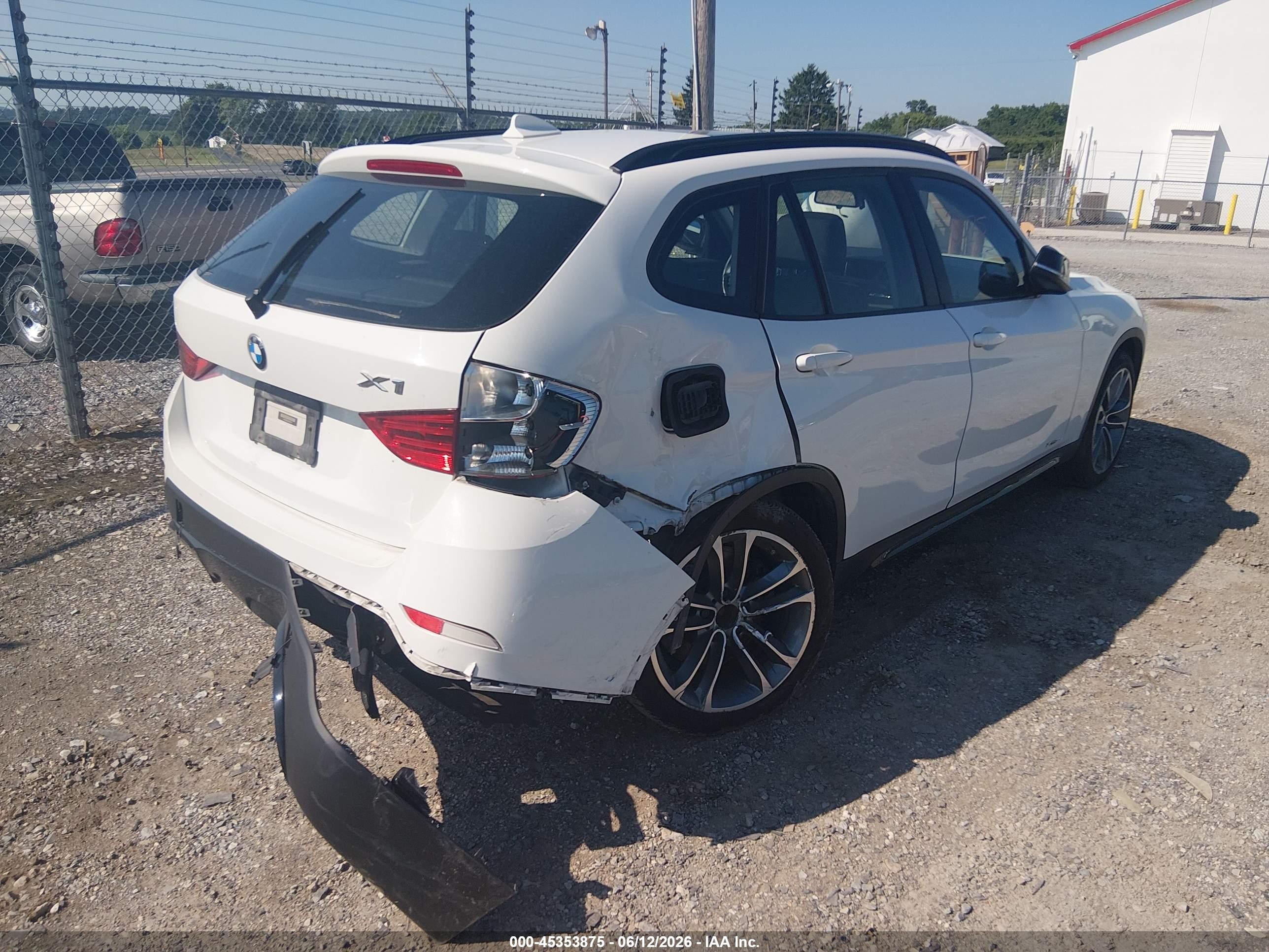 2014 Bmw X1 Xdrive35i White vin: WBAVM5C52EVV92734