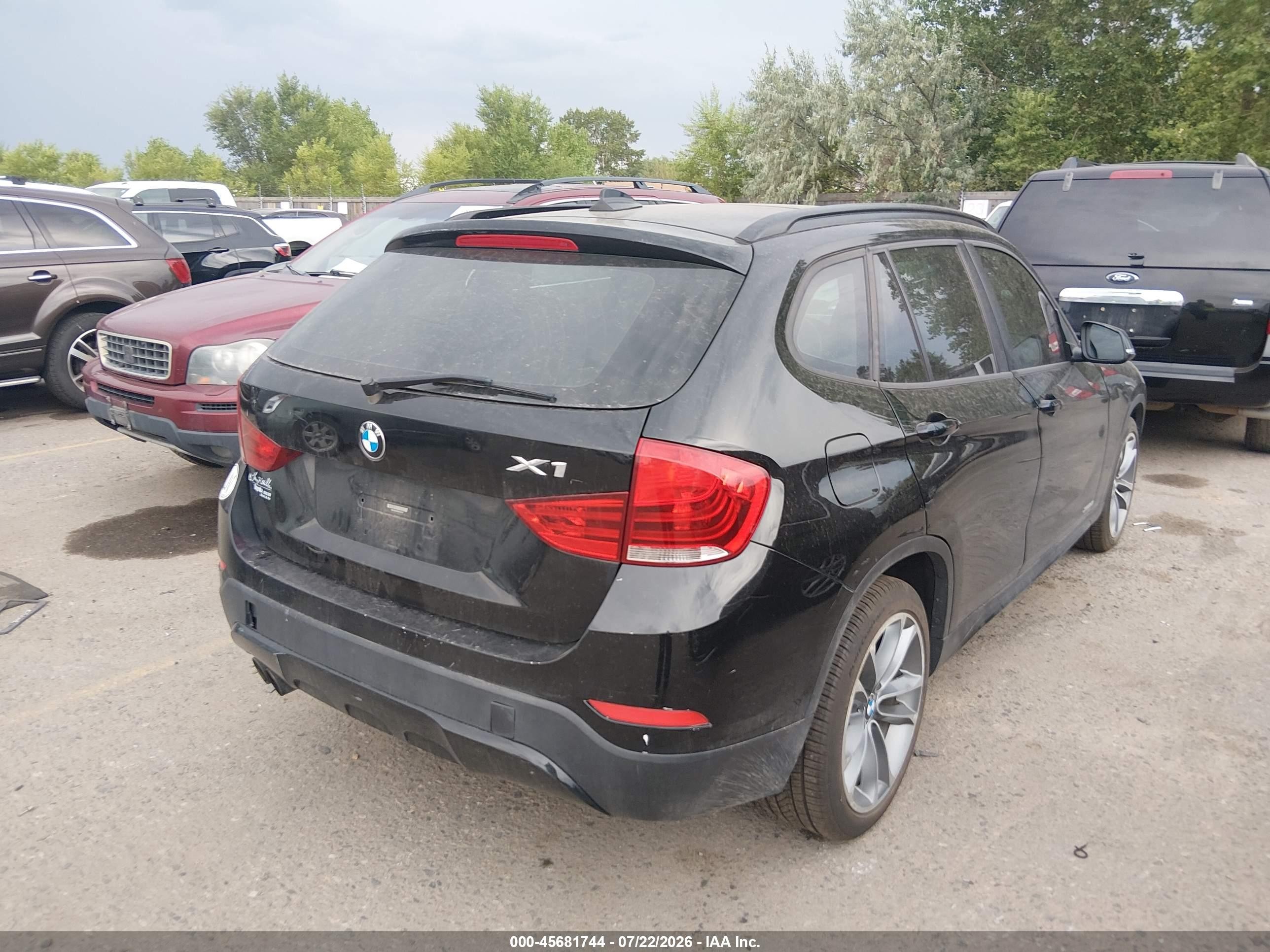 2013 Bmw X1 Xdrive35i Black vin: WBAVM5C53DVV90120