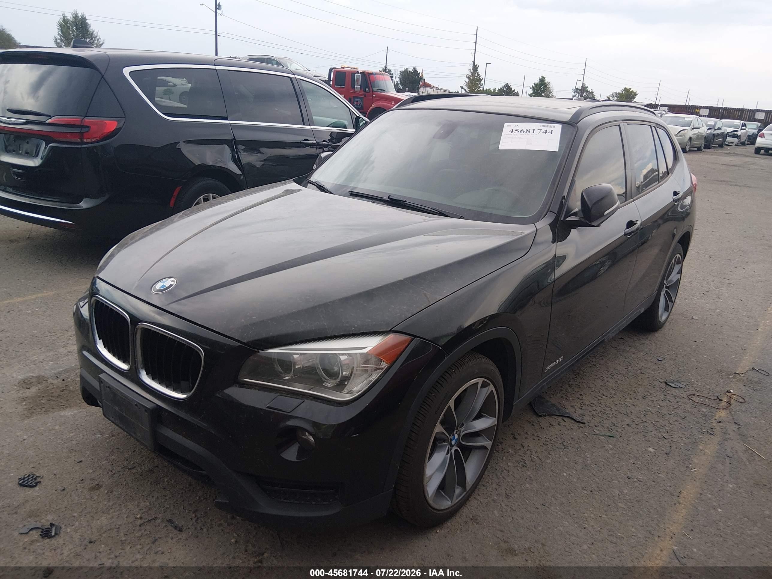2013 Bmw X1 Xdrive35i Black vin: WBAVM5C53DVV90120