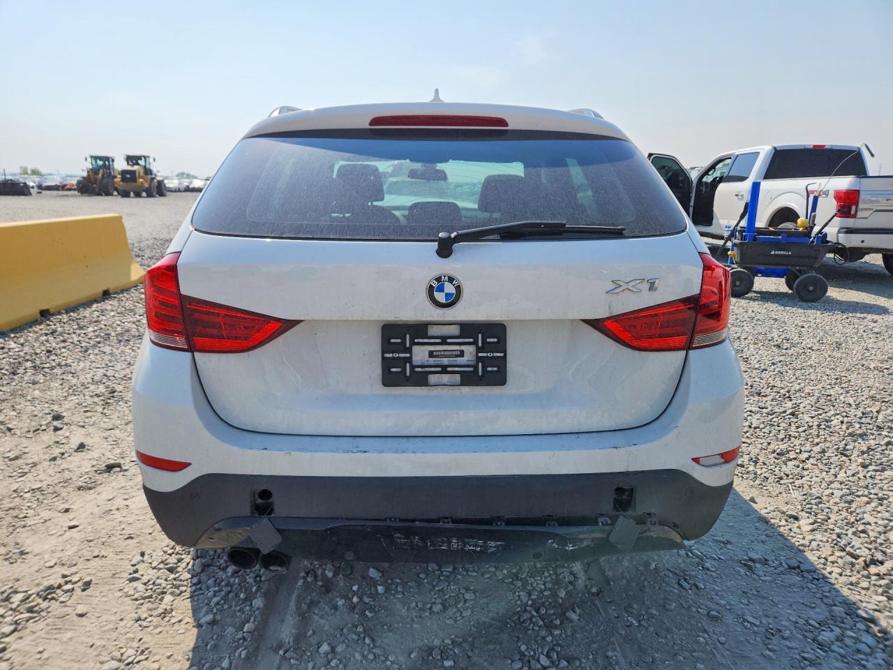 2014 Bmw X1 Xdrive35i White vin: WBAVM5C53EVV93164