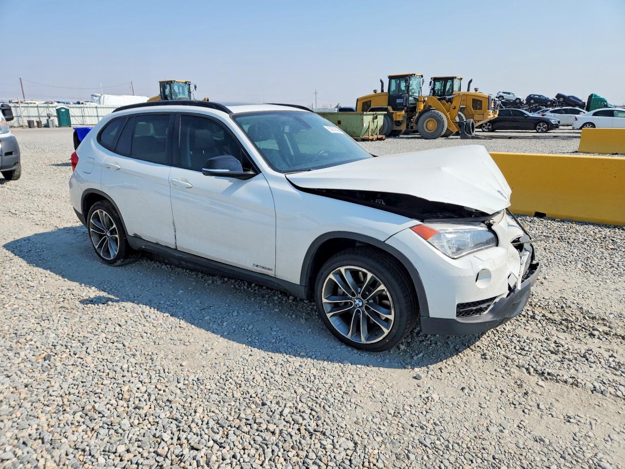 2014 Bmw X1 Xdrive35i White vin: WBAVM5C53EVV93164