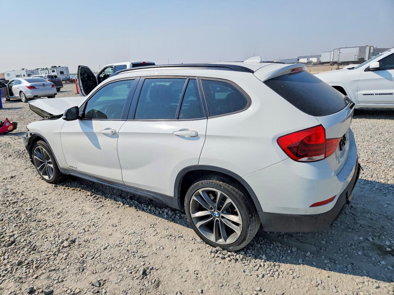 2014 Bmw X1 Xdrive35i White vin: WBAVM5C53EVV93164