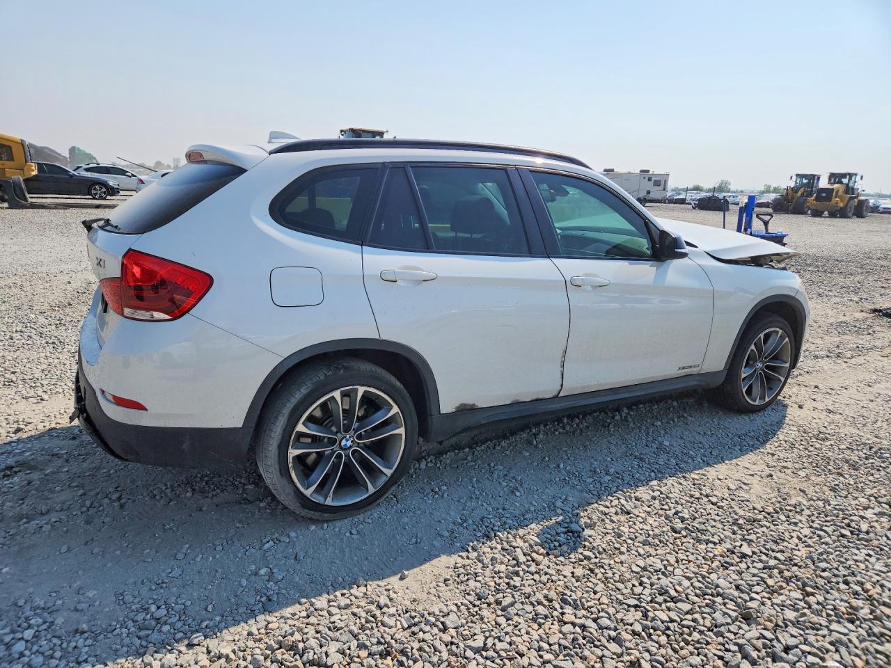 2014 Bmw X1 Xdrive35i White vin: WBAVM5C53EVV93164