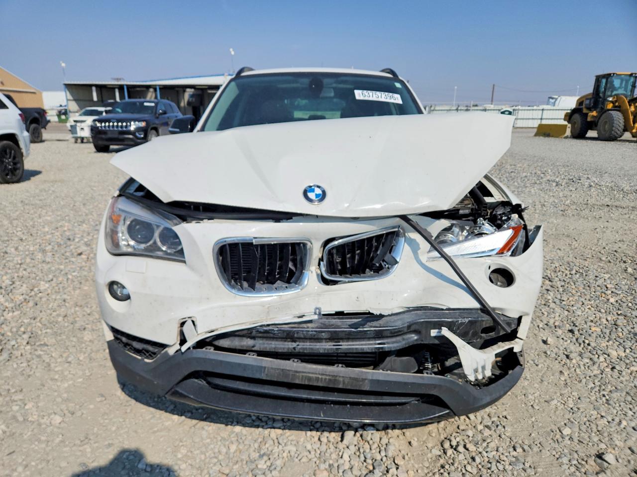 2014 Bmw X1 Xdrive35i White vin: WBAVM5C53EVV93164
