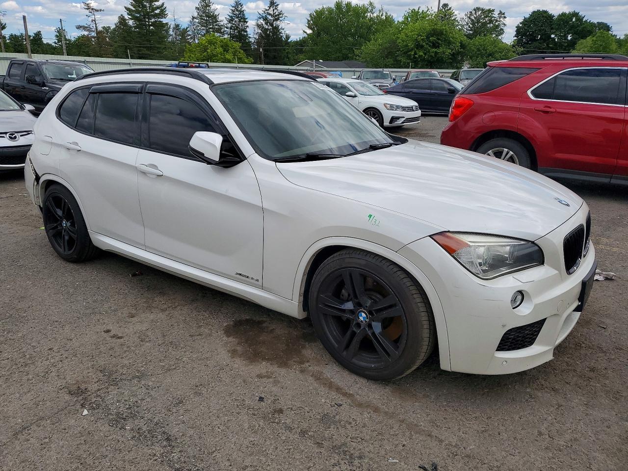 2015 Bmw X1 Xdrive35i White vin: WBAVM5C53FVV94431