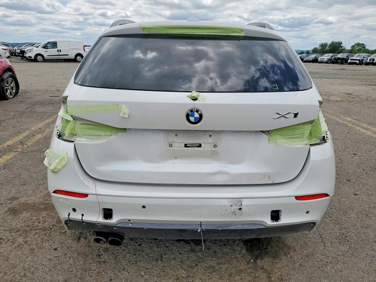 2015 Bmw X1 Xdrive35i White vin: WBAVM5C53FVV94431
