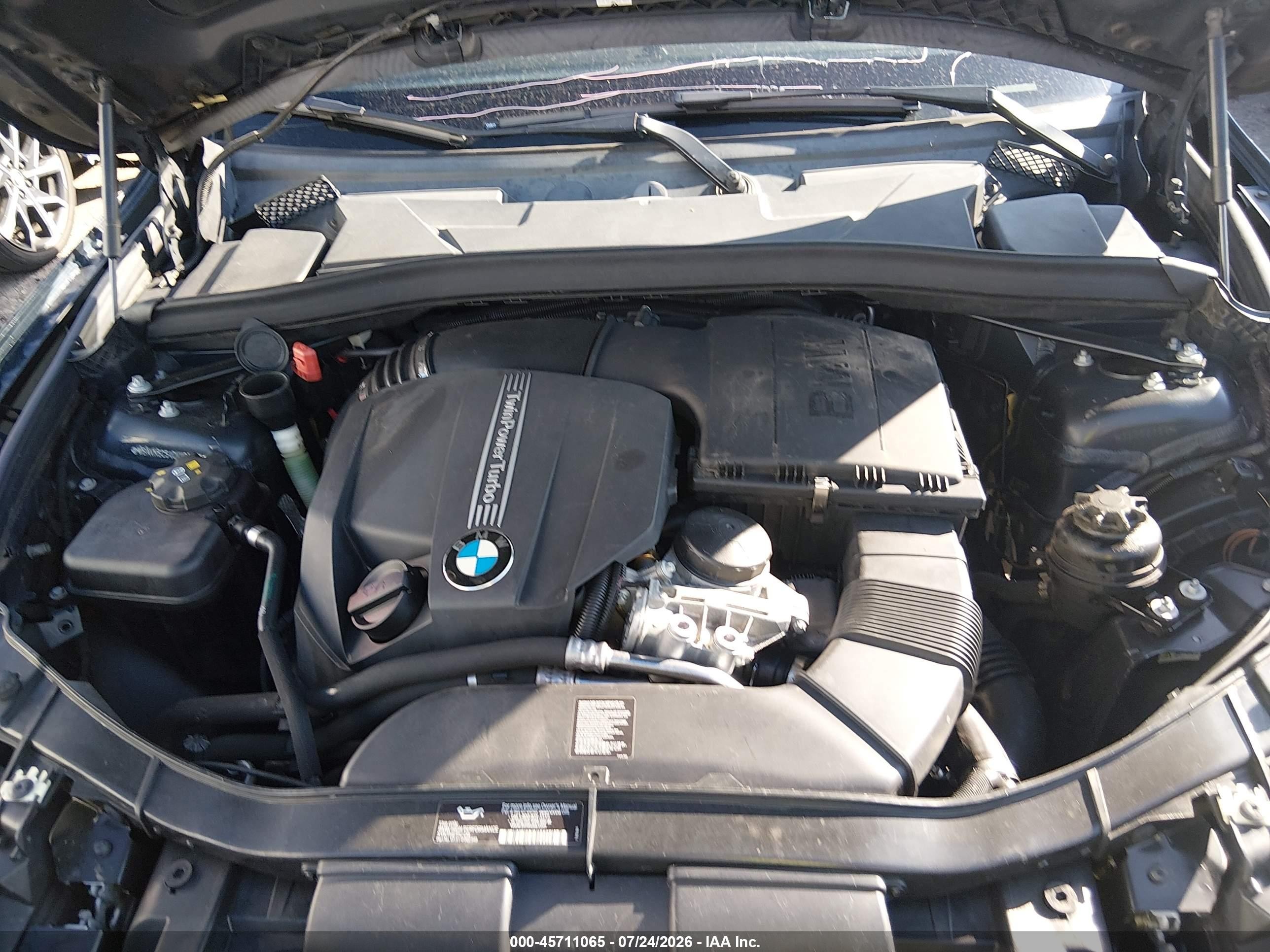 2013 Bmw X1 Xdrive35i Blue vin: WBAVM5C54DVV90336