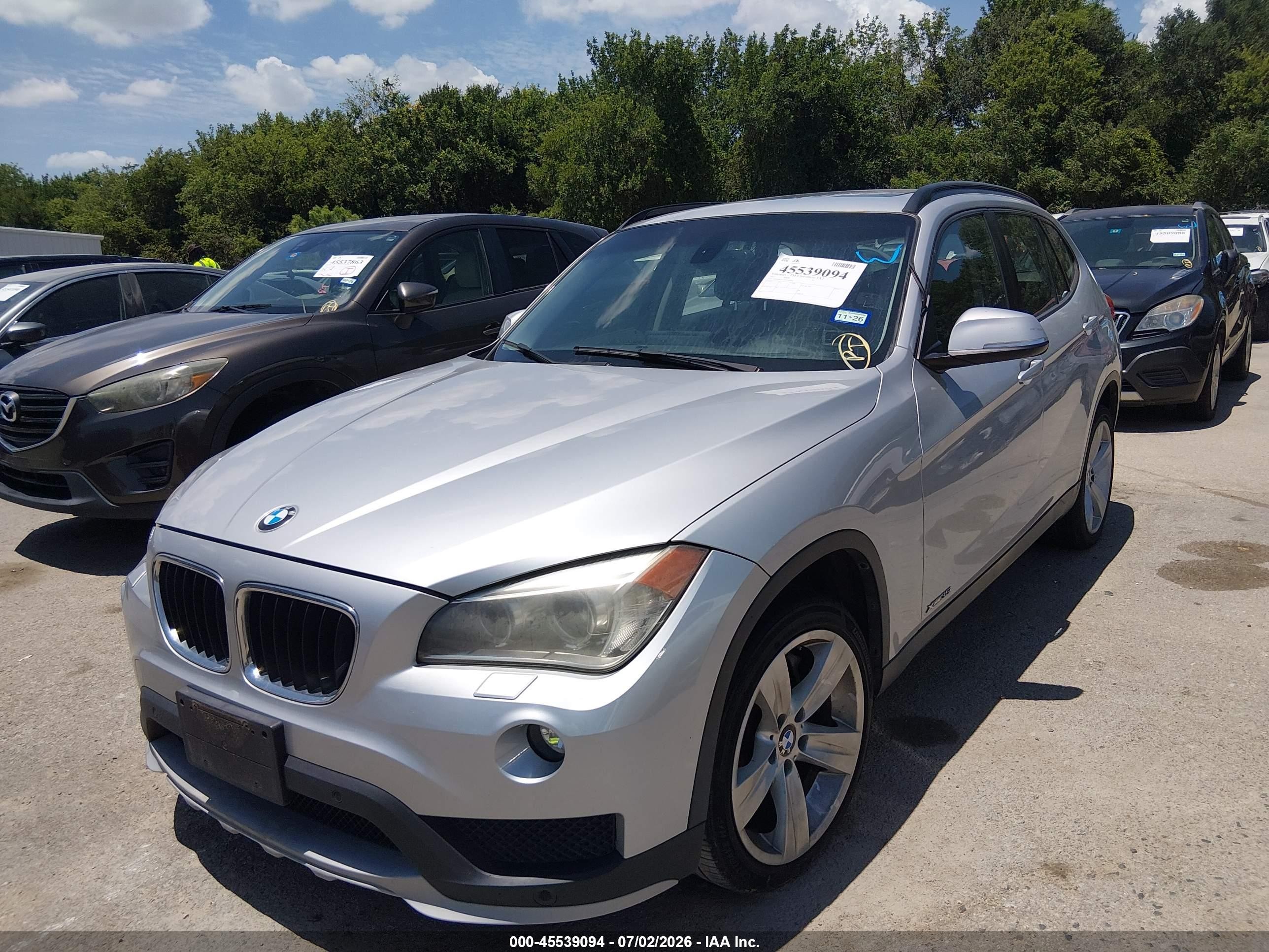 2015 Bmw X1 Xdrive35i Gray vin: WBAVM5C54FVV94499