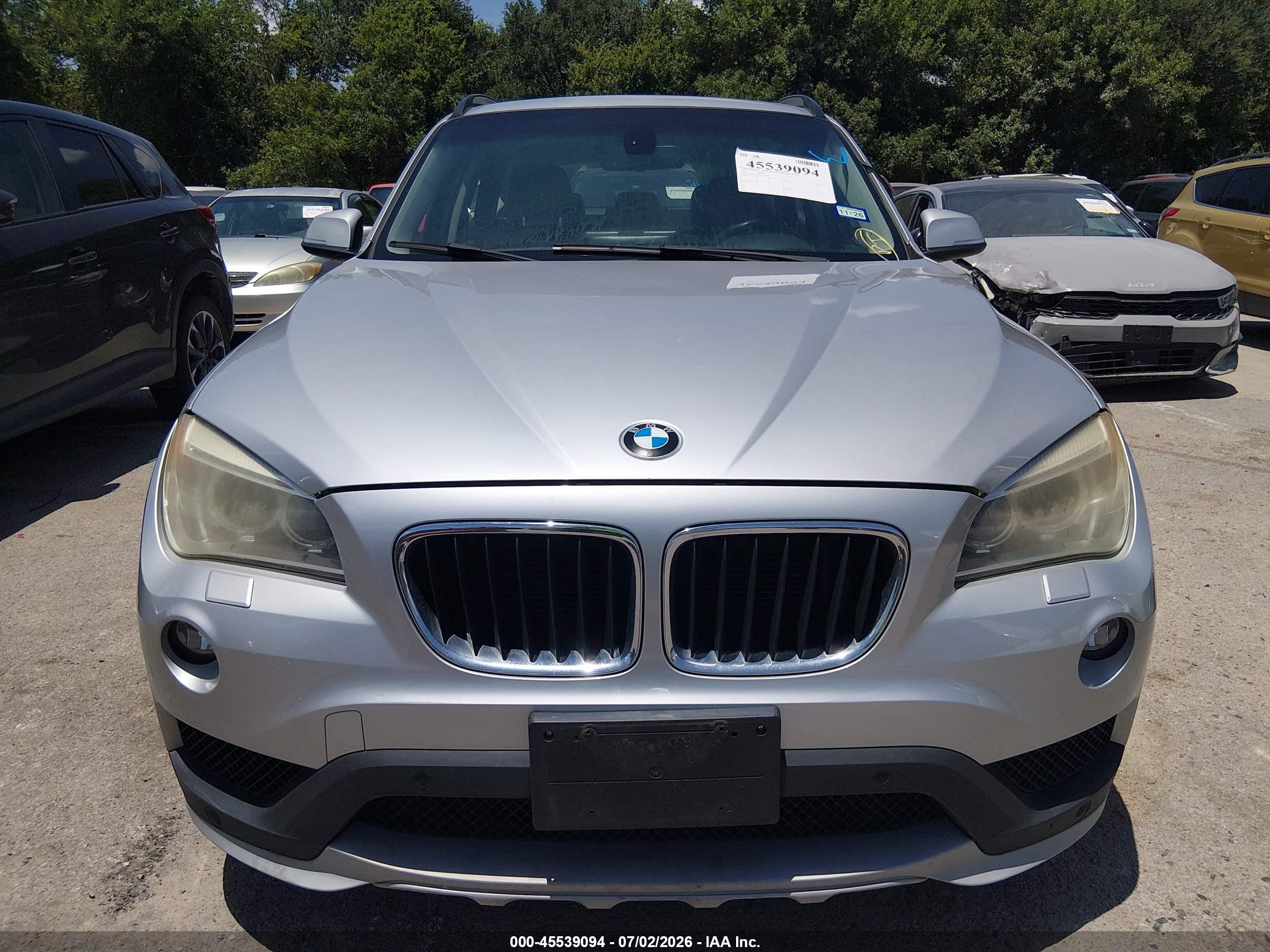 2015 Bmw X1 Xdrive35i Gray vin: WBAVM5C54FVV94499