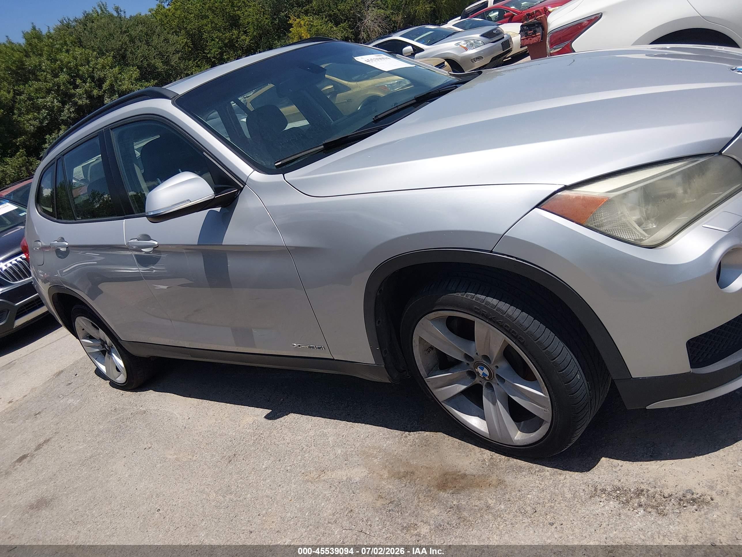 2015 Bmw X1 Xdrive35i Gray vin: WBAVM5C54FVV94499