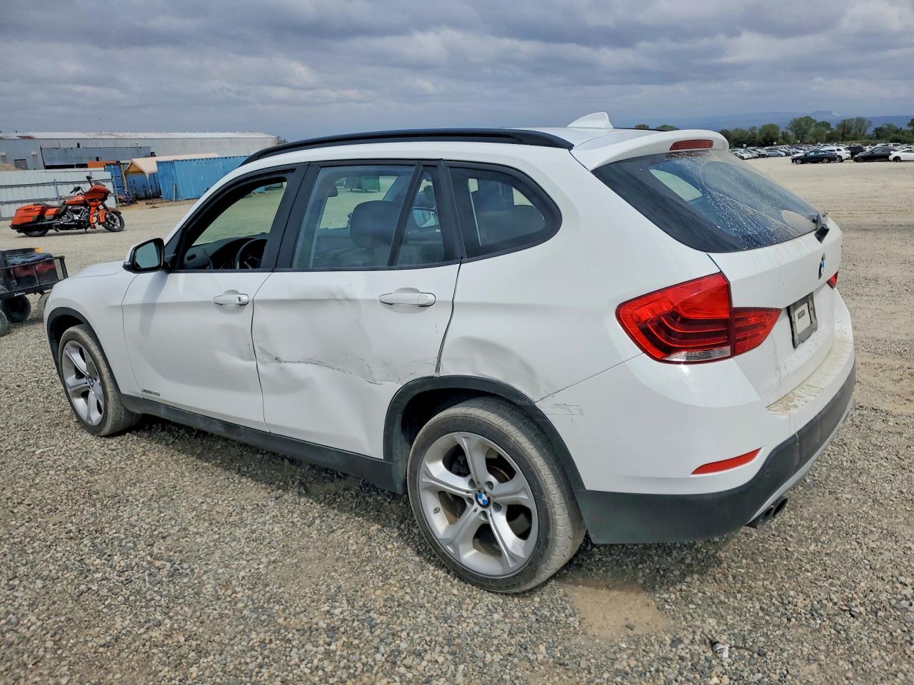 2015 Bmw X1 Xdrive35i White vin: WBAVM5C54FVV94700