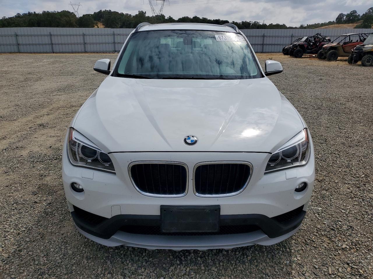 2015 Bmw X1 Xdrive35i White vin: WBAVM5C54FVV94700