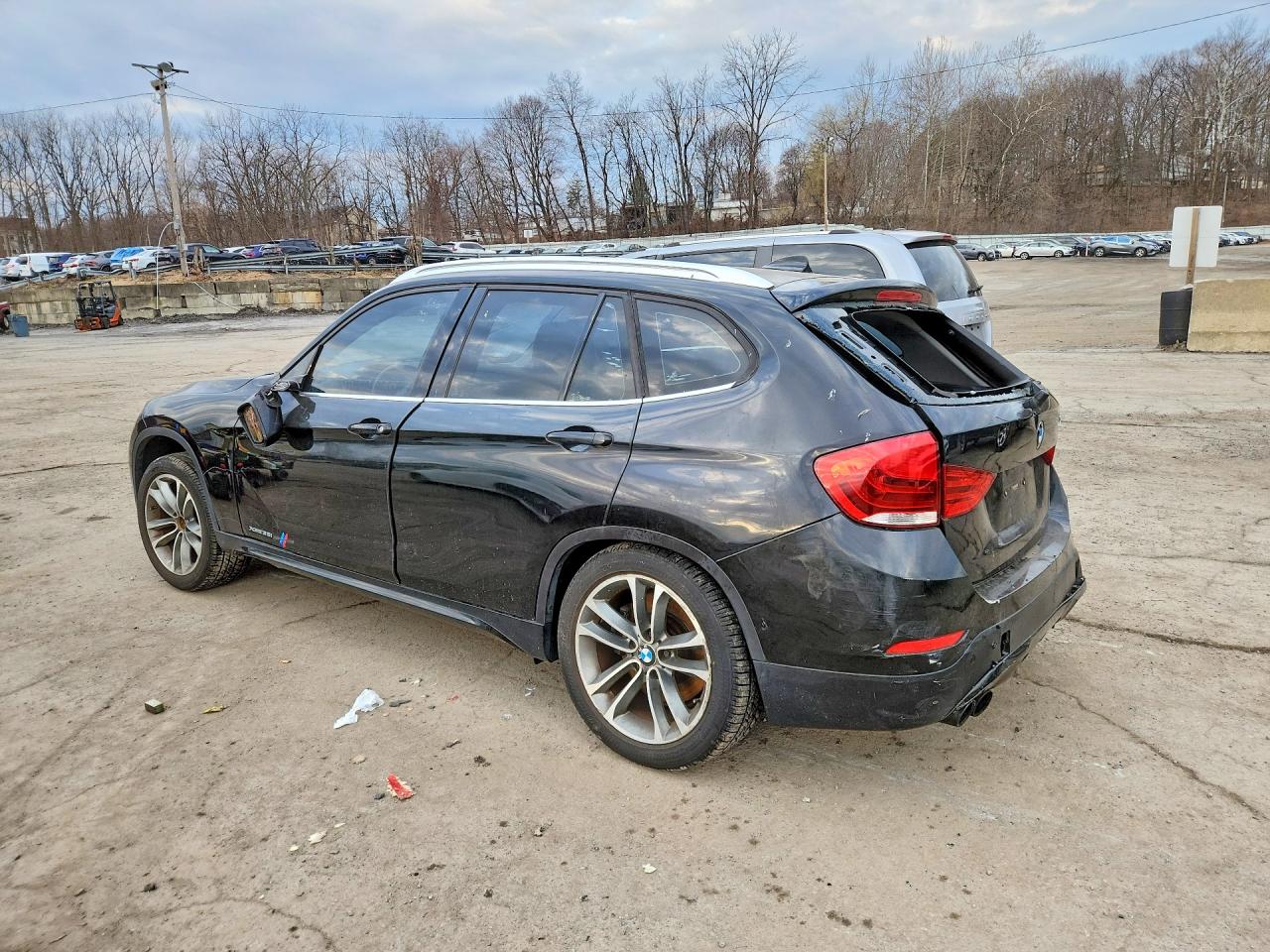 2015 Bmw X1 Xdrive35i Black vin: WBAVM5C54FVV94728