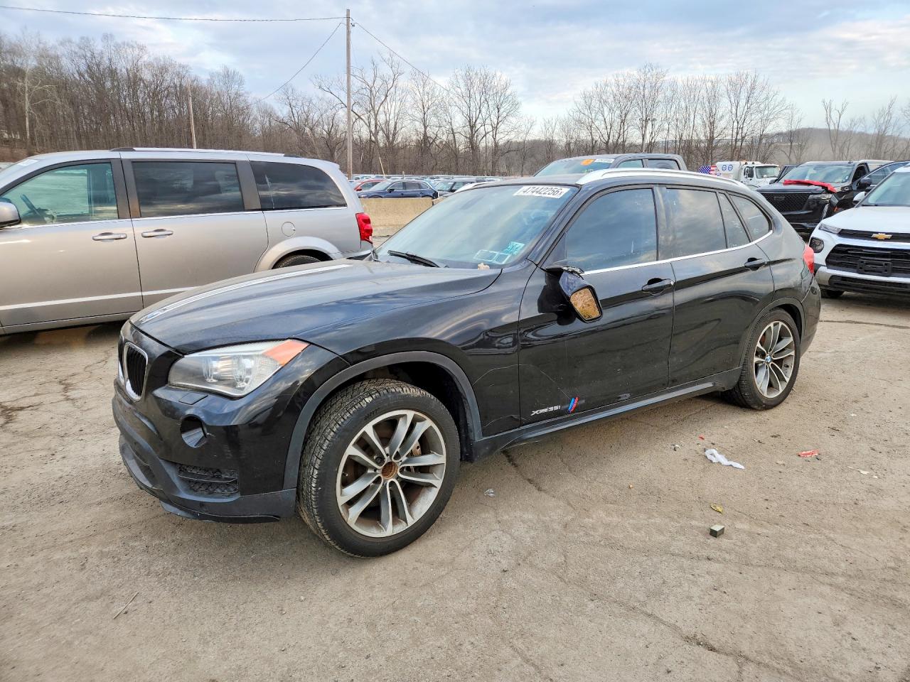 2015 Bmw X1 Xdrive35i Black vin: WBAVM5C54FVV94728