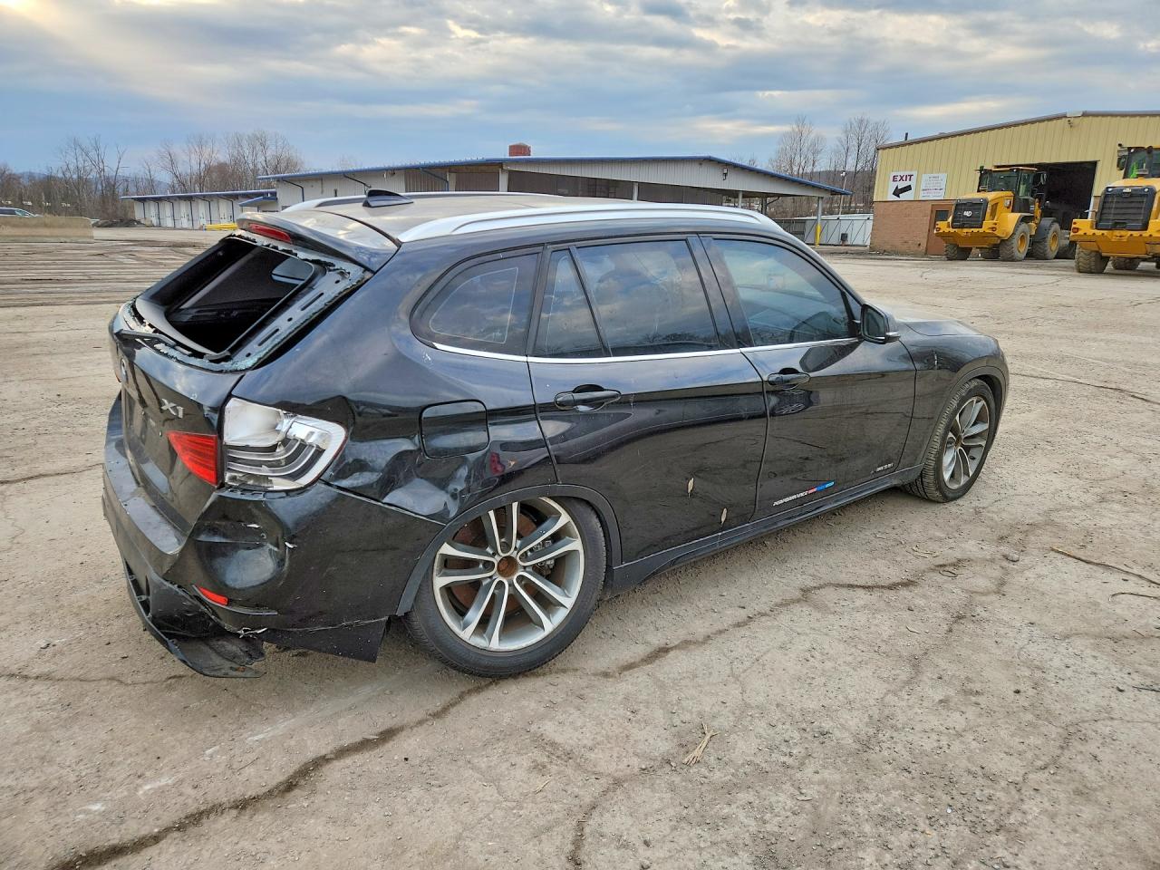 2015 Bmw X1 Xdrive35i Black vin: WBAVM5C54FVV94728