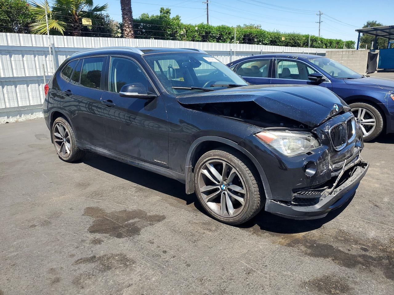 2015 Bmw X1 Xdrive35i Black vin: WBAVM5C54FVV94762