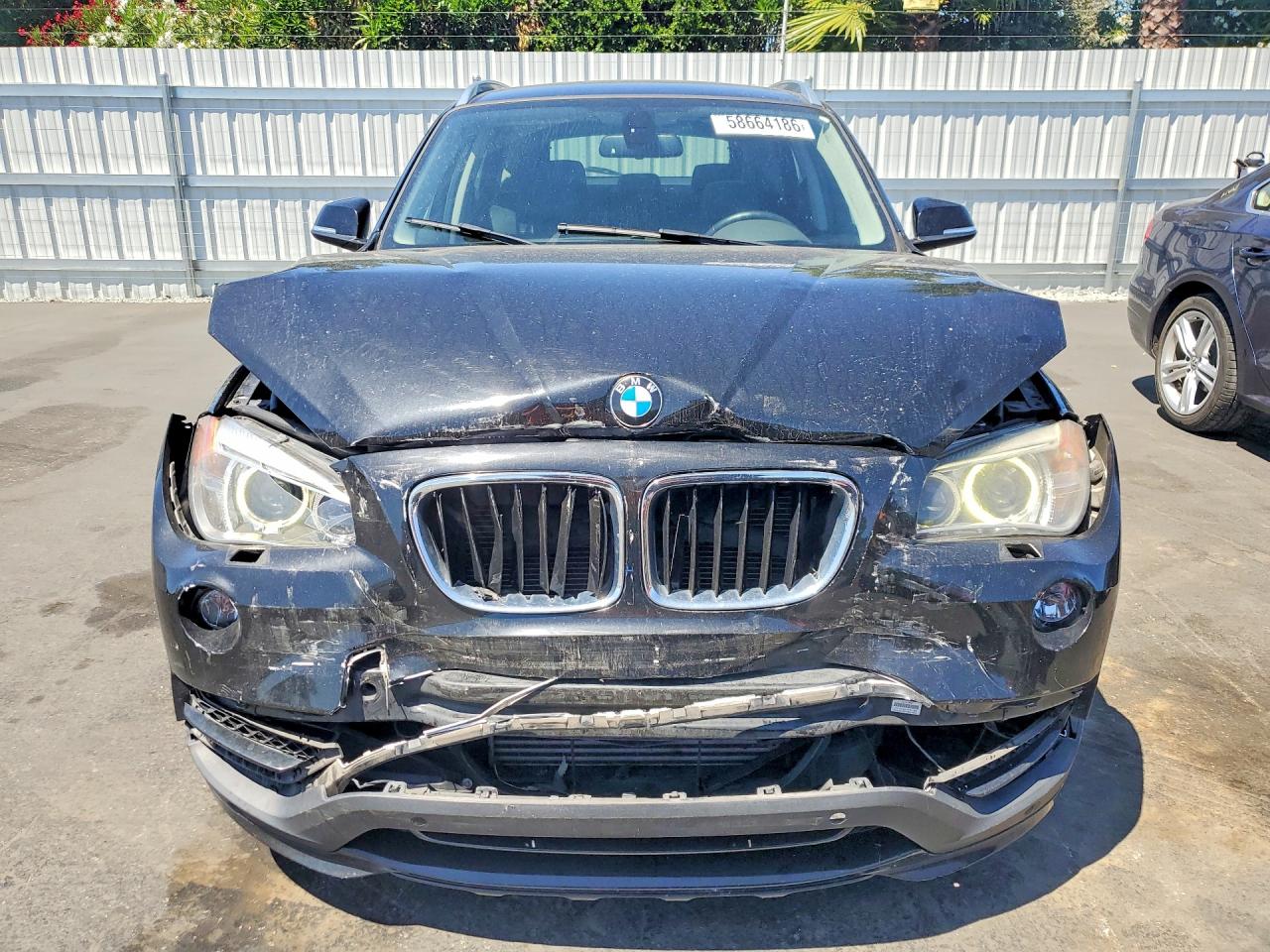 2015 Bmw X1 Xdrive35i Black vin: WBAVM5C54FVV94762
