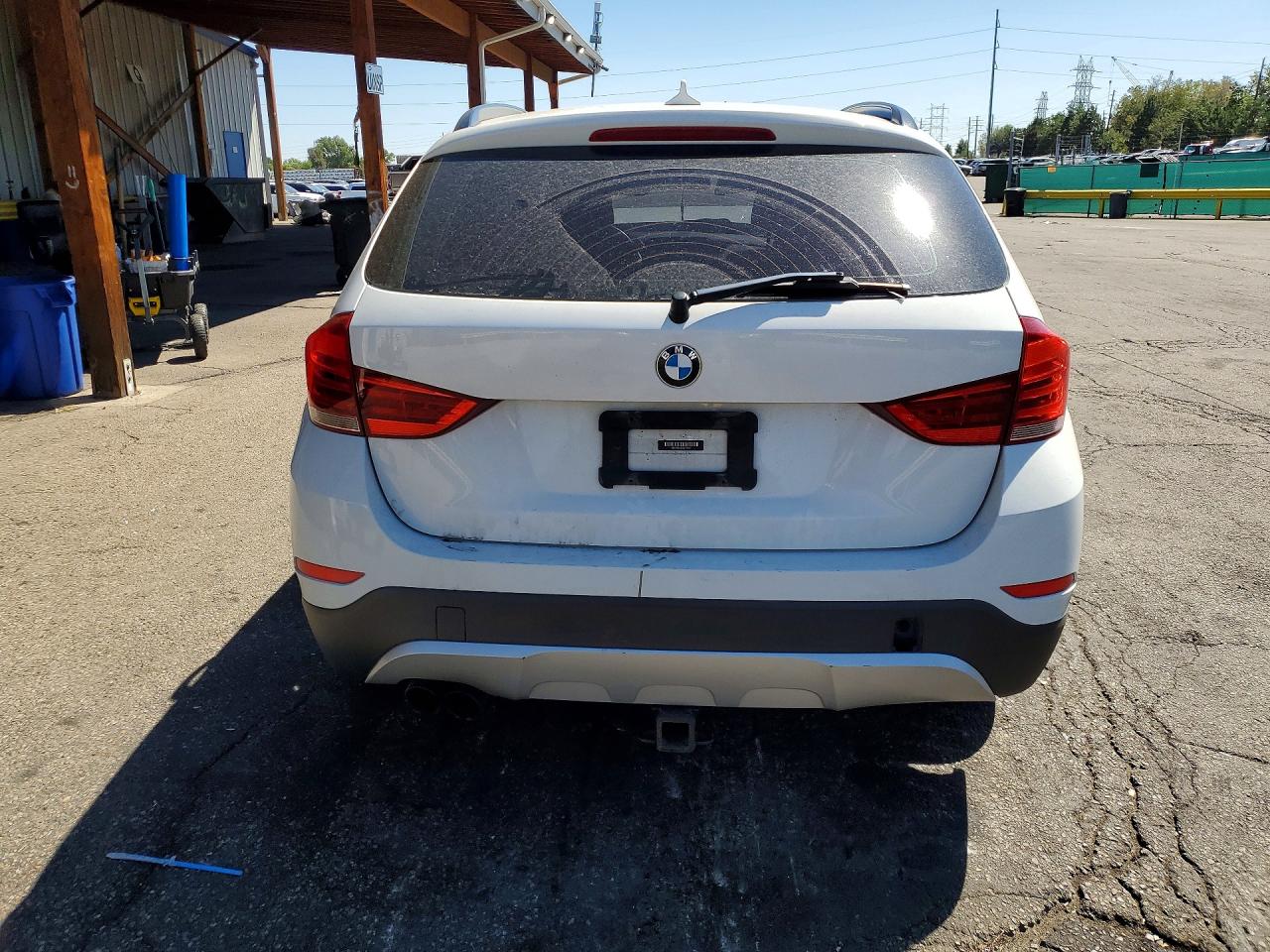 2013 Bmw X1 Xdrive35i White vin: WBAVM5C55DVV89051