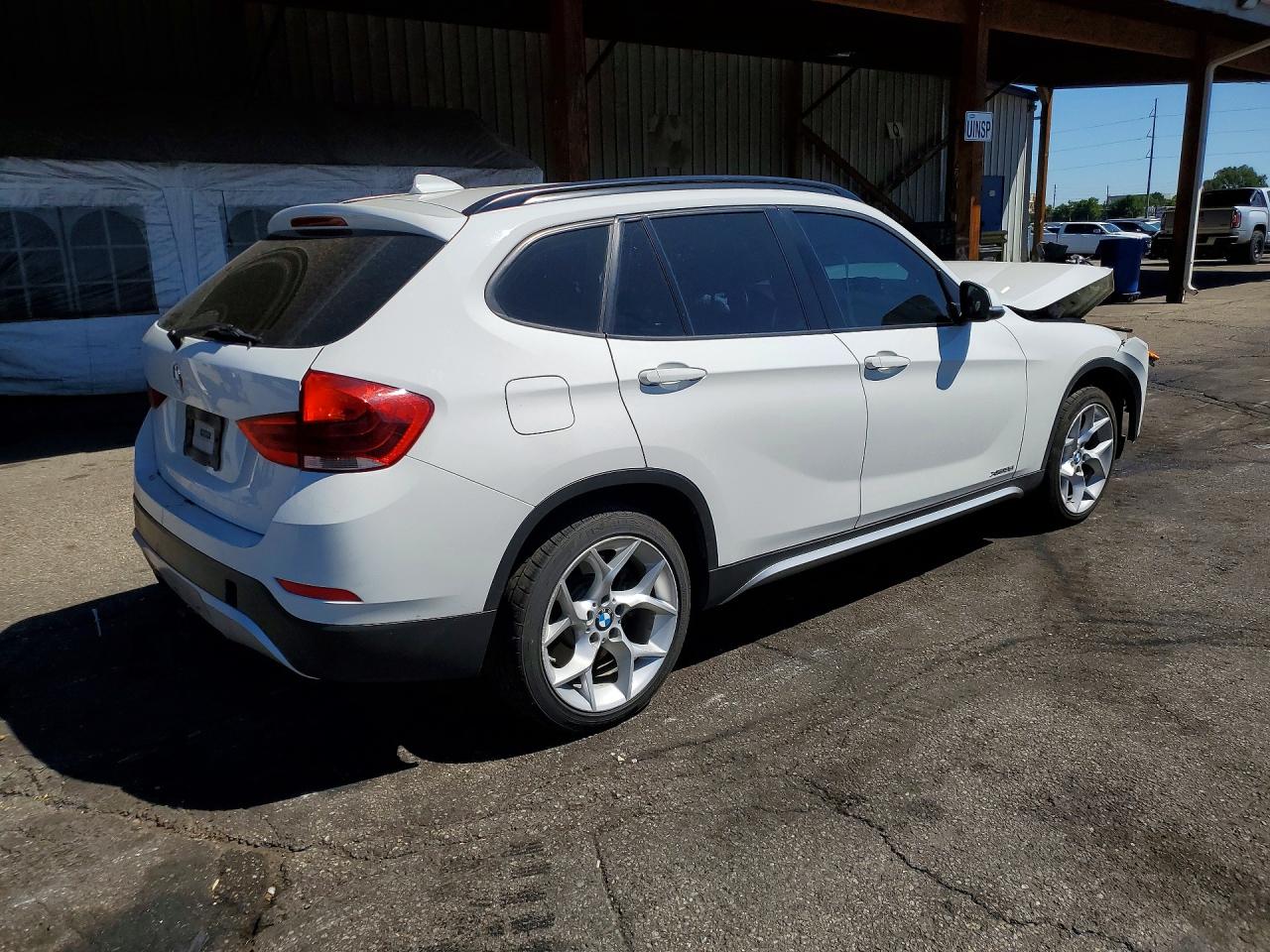2013 Bmw X1 Xdrive35i White vin: WBAVM5C55DVV89051