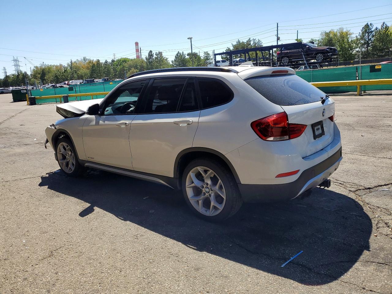 2013 Bmw X1 Xdrive35i White vin: WBAVM5C55DVV89051