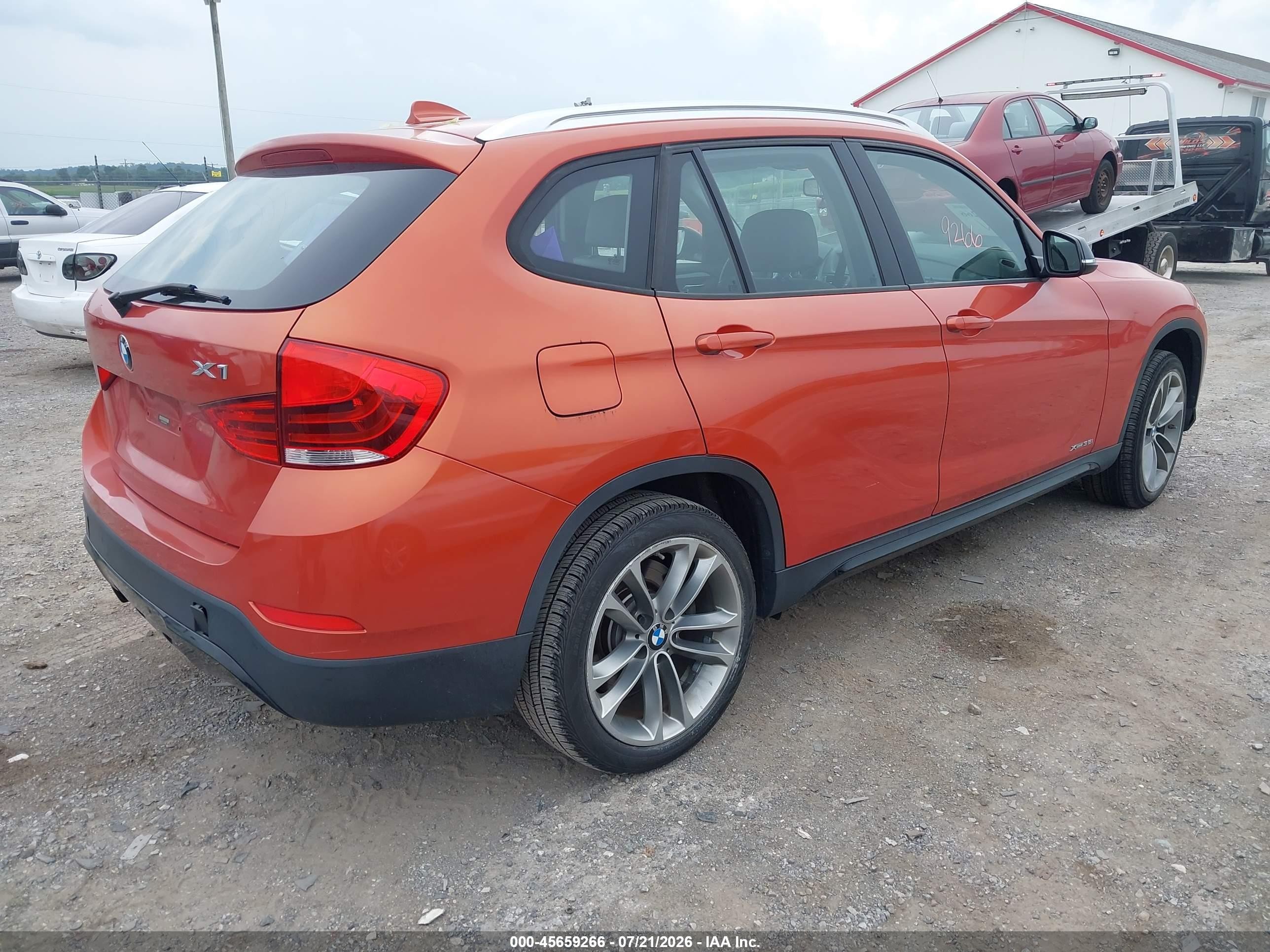 2013 Bmw X1 Xdrive35i Orange vin: WBAVM5C55DVV90815