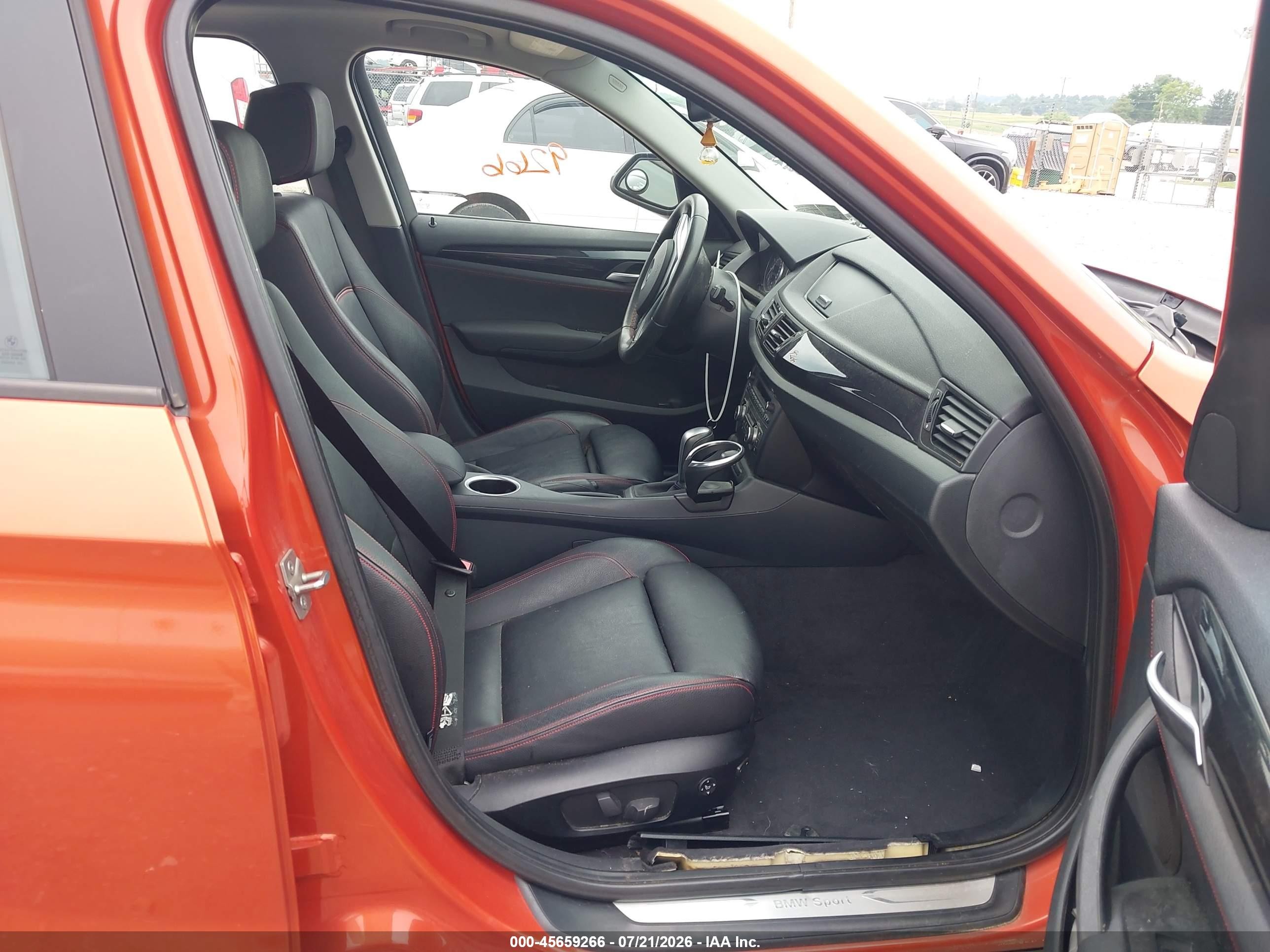 2013 Bmw X1 Xdrive35i Orange vin: WBAVM5C55DVV90815