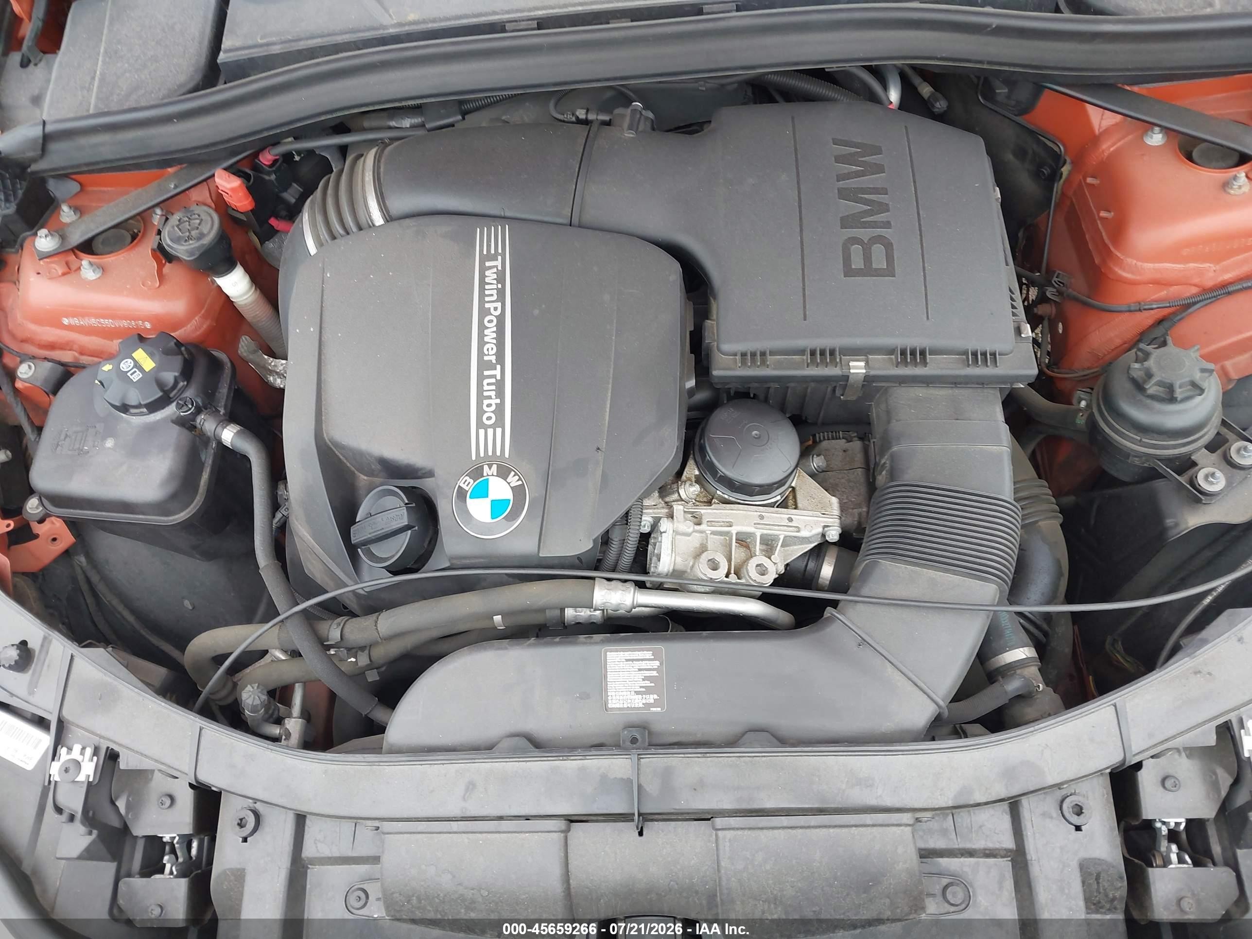 2013 Bmw X1 Xdrive35i Orange vin: WBAVM5C55DVV90815