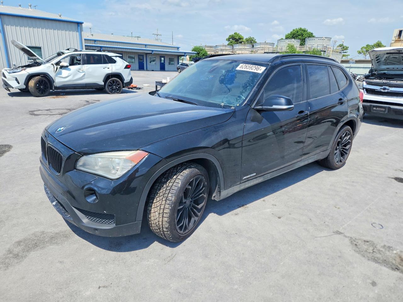 2014 Bmw X1 Xdrive35i Black vin: WBAVM5C56EVV93210