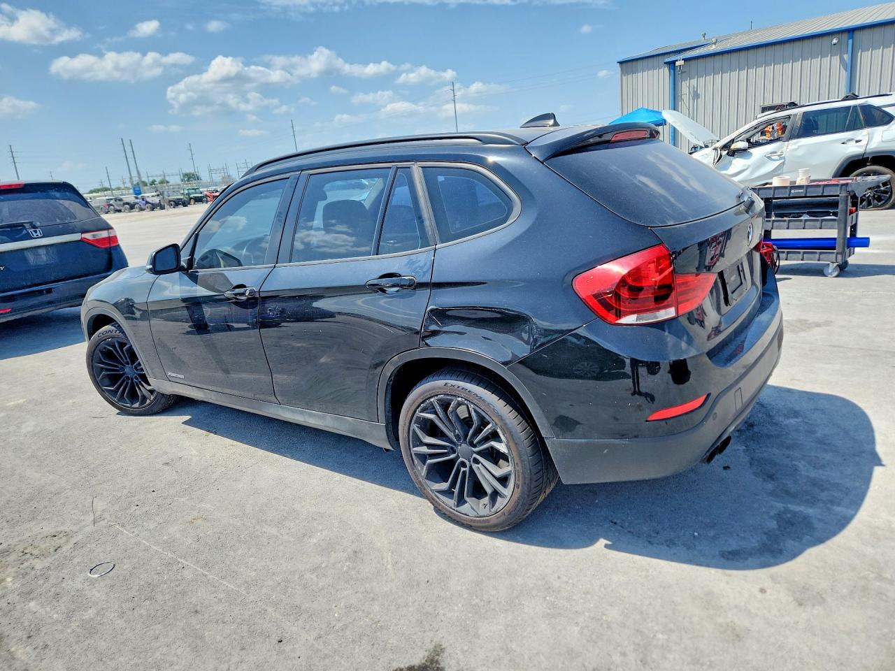2014 Bmw X1 Xdrive35i Black vin: WBAVM5C56EVV93210