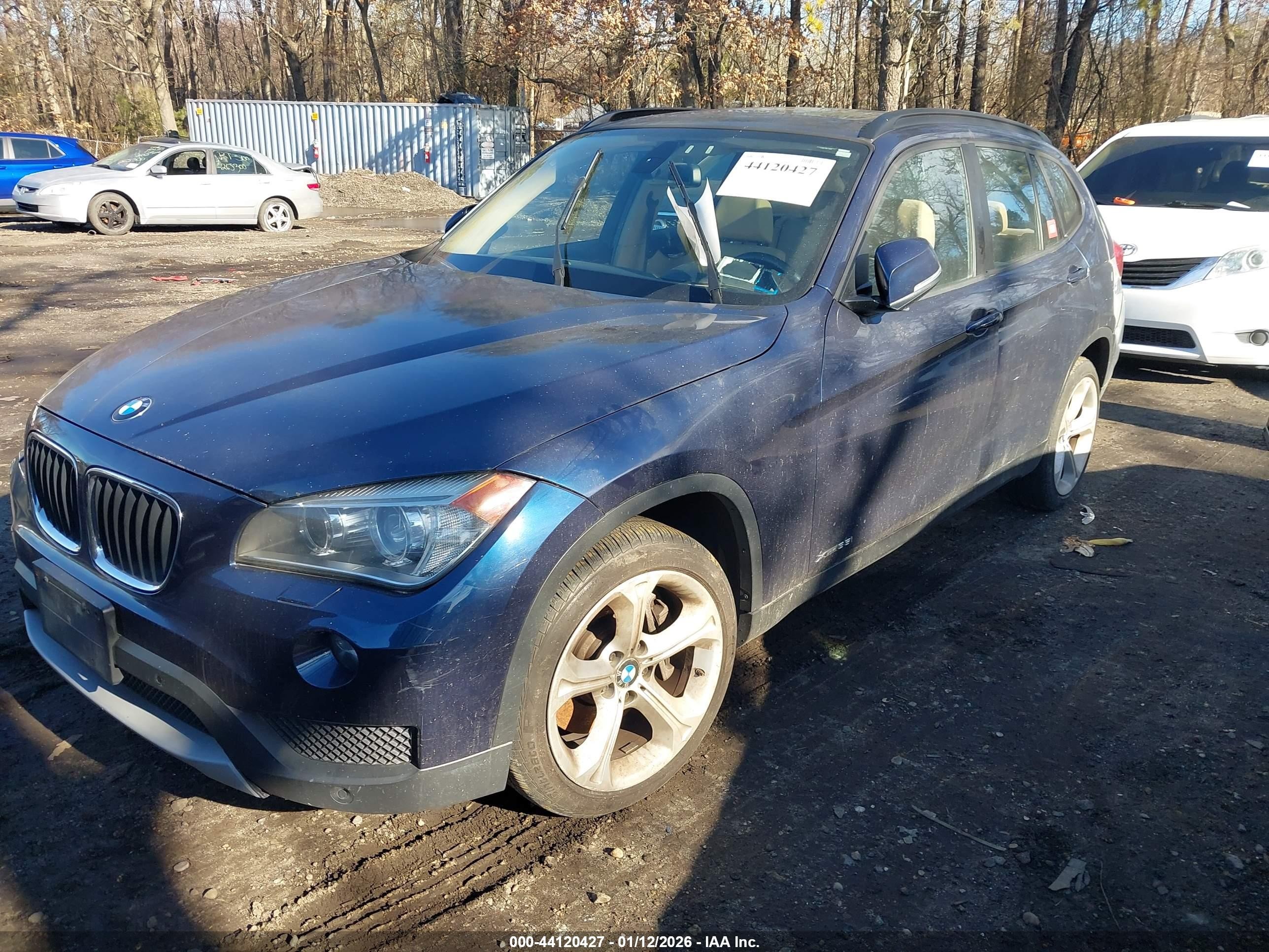 2014 Bmw X1 Xdrive35i Blue vin: WBAVM5C57EVV91224