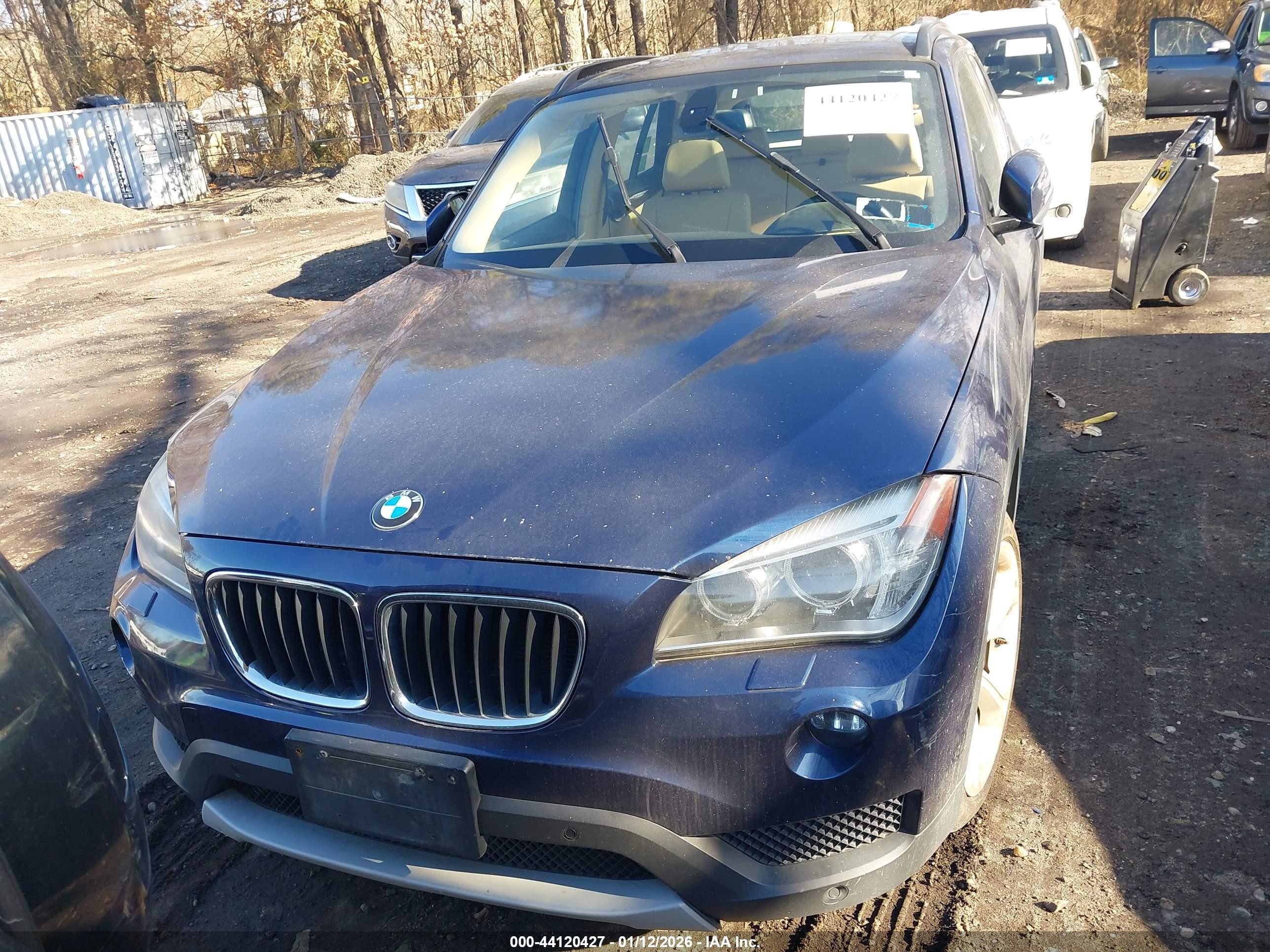 2014 Bmw X1 Xdrive35i Blue vin: WBAVM5C57EVV91224