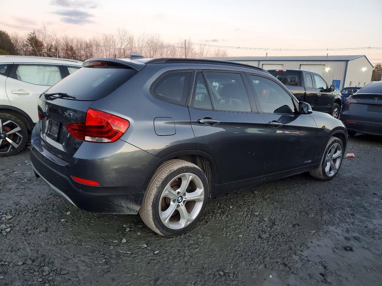 2014 Bmw X1 Xdrive35i Gray vin: WBAVM5C57EVV91353