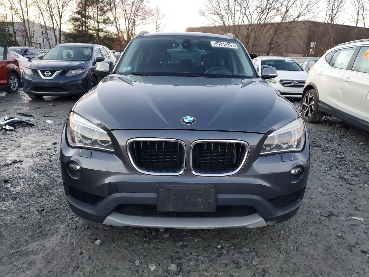 2014 Bmw X1 Xdrive35i Gray vin: WBAVM5C57EVV91353
