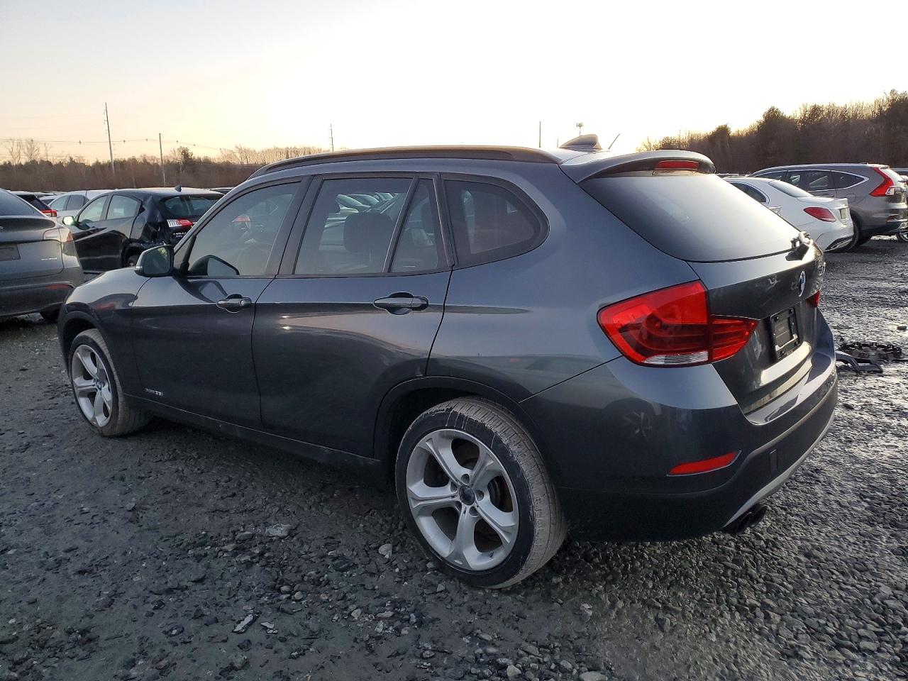 2014 Bmw X1 Xdrive35i Gray vin: WBAVM5C57EVV91353