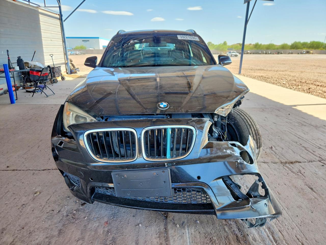 2014 Bmw X1 Xdrive35i Charcoal vin: WBAVM5C57EVV91529