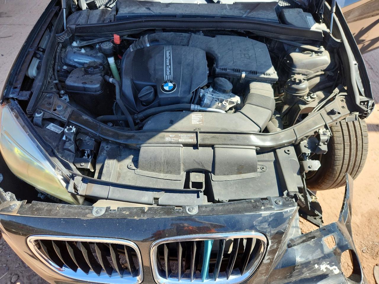 2014 Bmw X1 Xdrive35i Charcoal vin: WBAVM5C57EVV91529