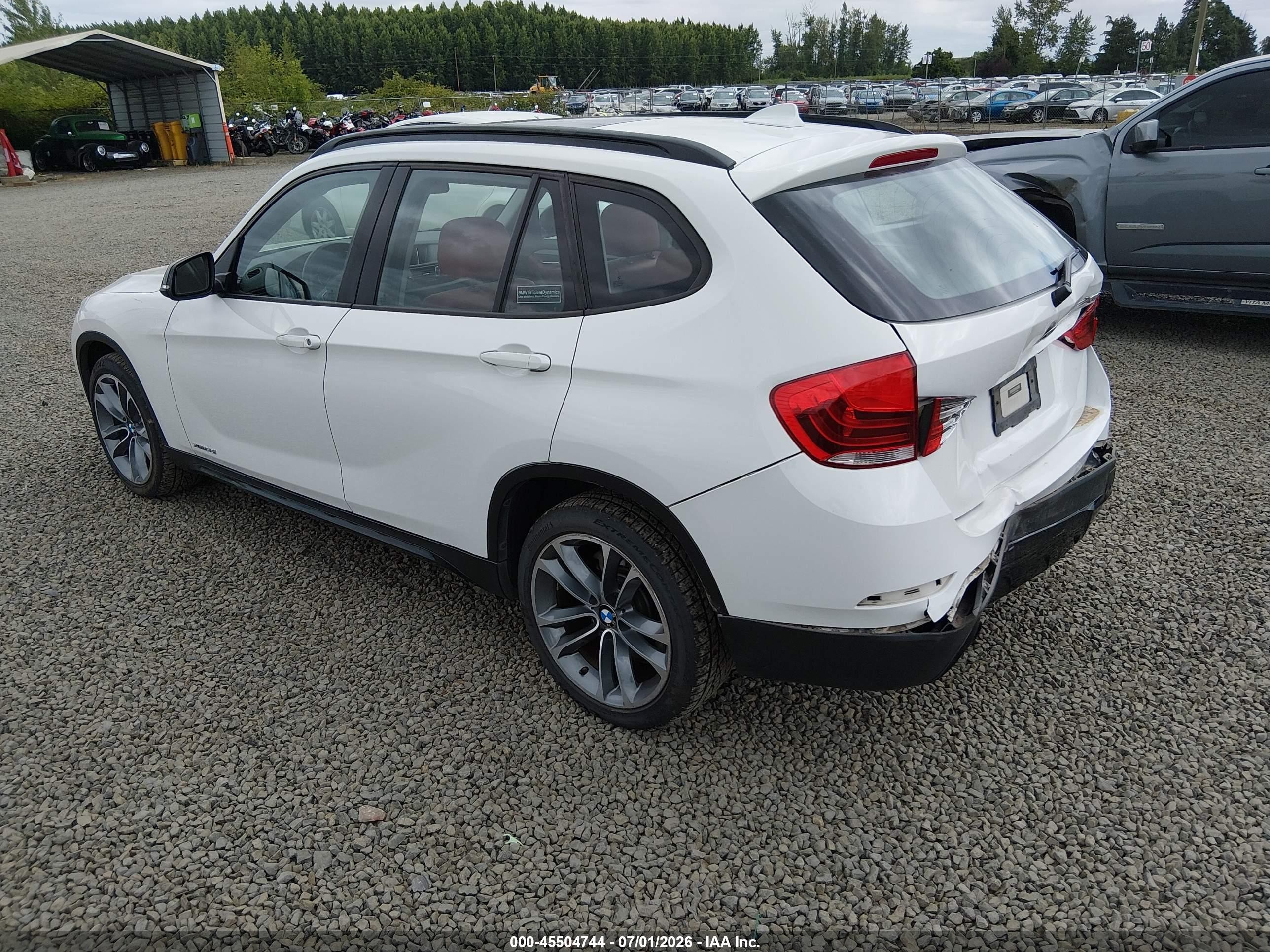 2013 Bmw X1 Xdrive35i Белый vin: WBAVM5C58DVV90808