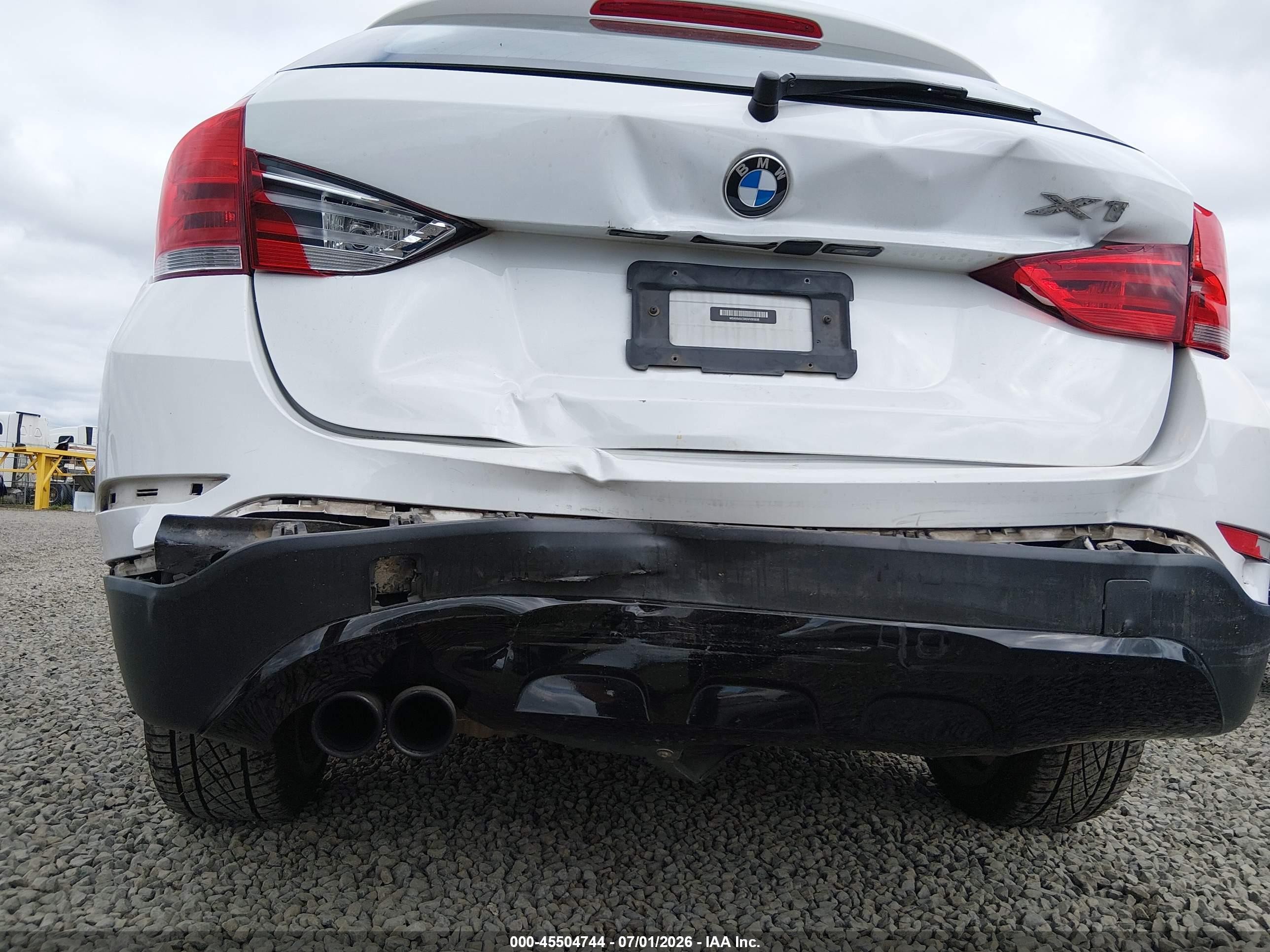2013 Bmw X1 Xdrive35i Белый vin: WBAVM5C58DVV90808